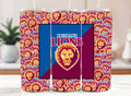 AFL Brisbane Lions 20oz Stainless Steel Tumbler
