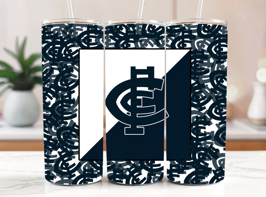 AFL Carlton Blues 20oz Stainless Steel Tumbler