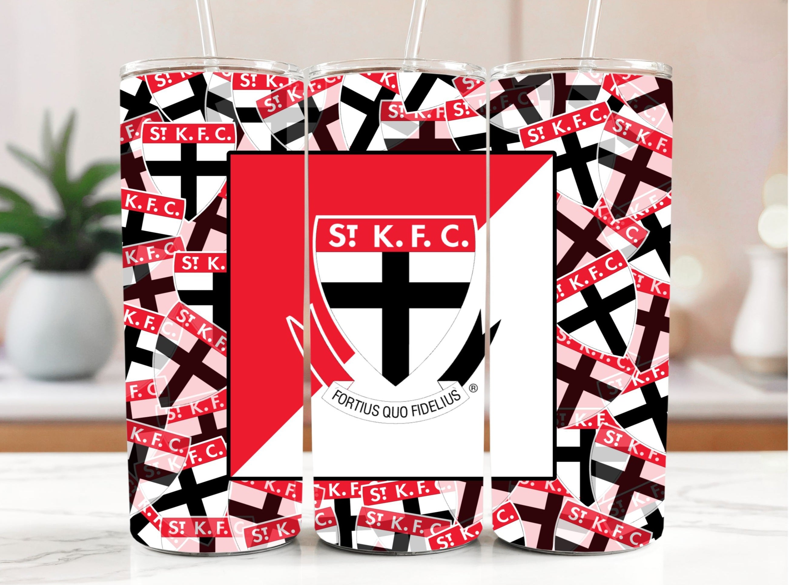 AFL St Kilda Saints 20oz Stainless Steel Tumbler