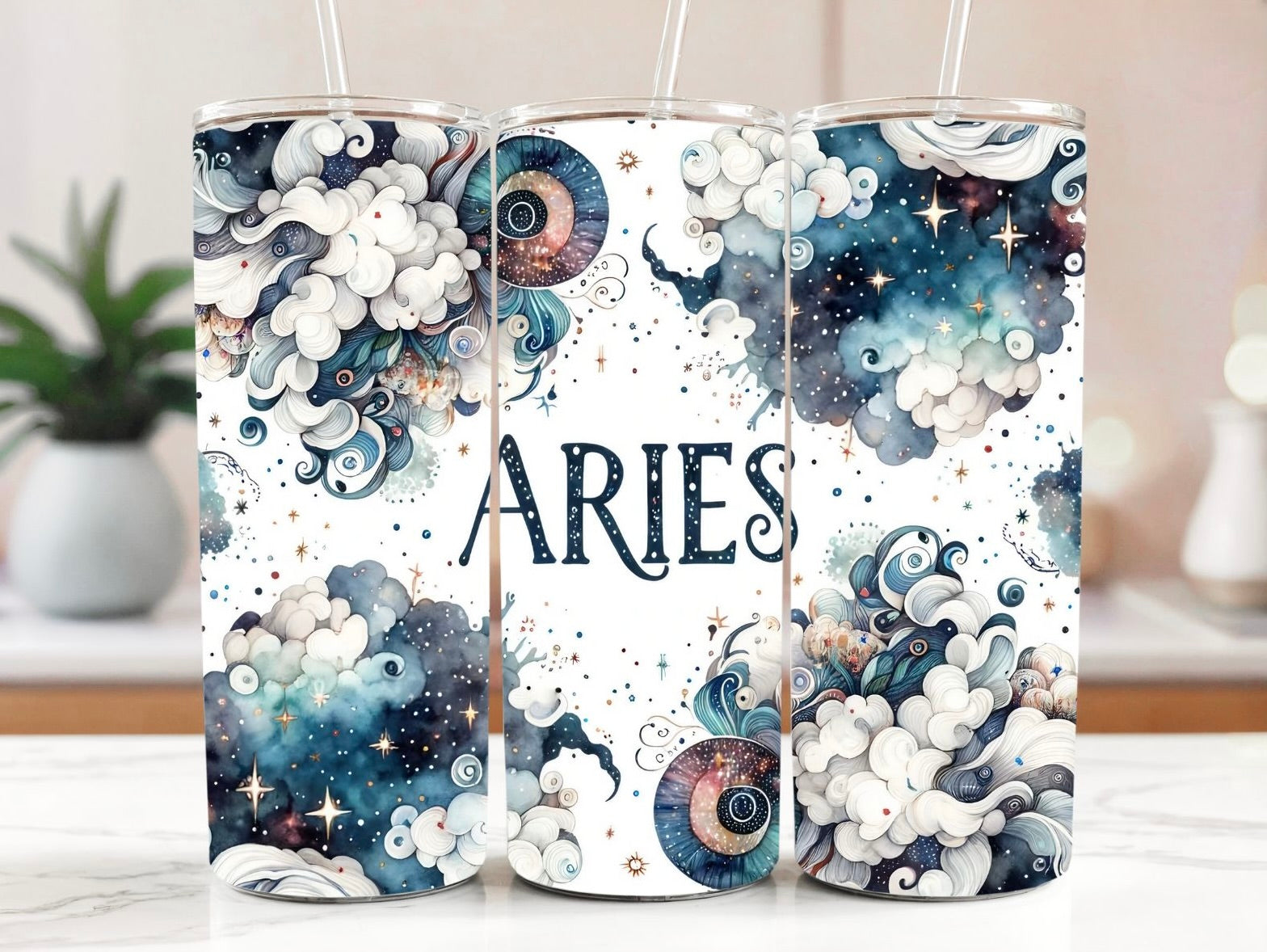 Astrology Aries 20oz Stainless Steel Tumbler