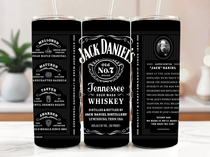 Jack Daniels 20oz Stainless Steel Tumbler