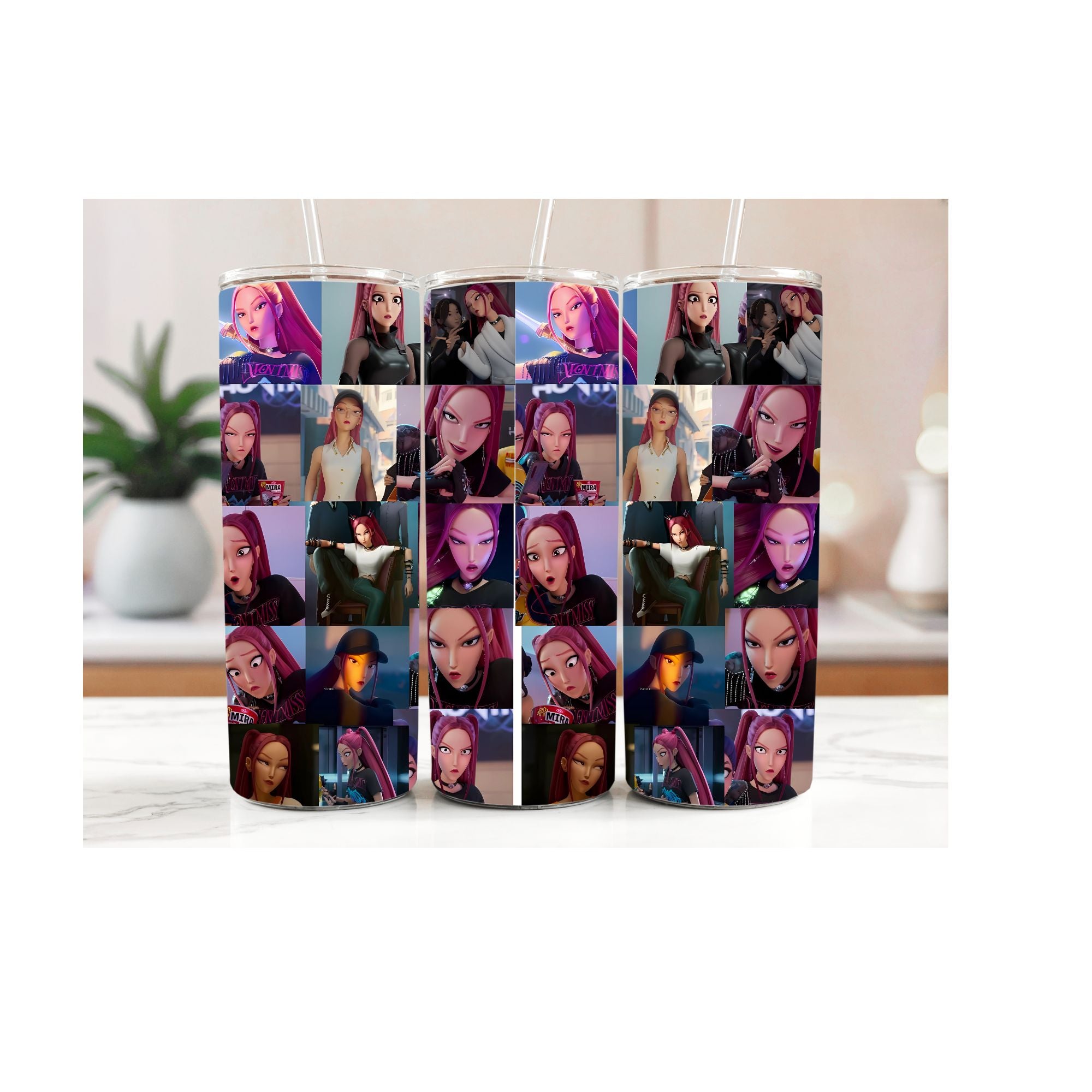 K Pop Demon Hunters  20oz Stainless Steel Tumbler