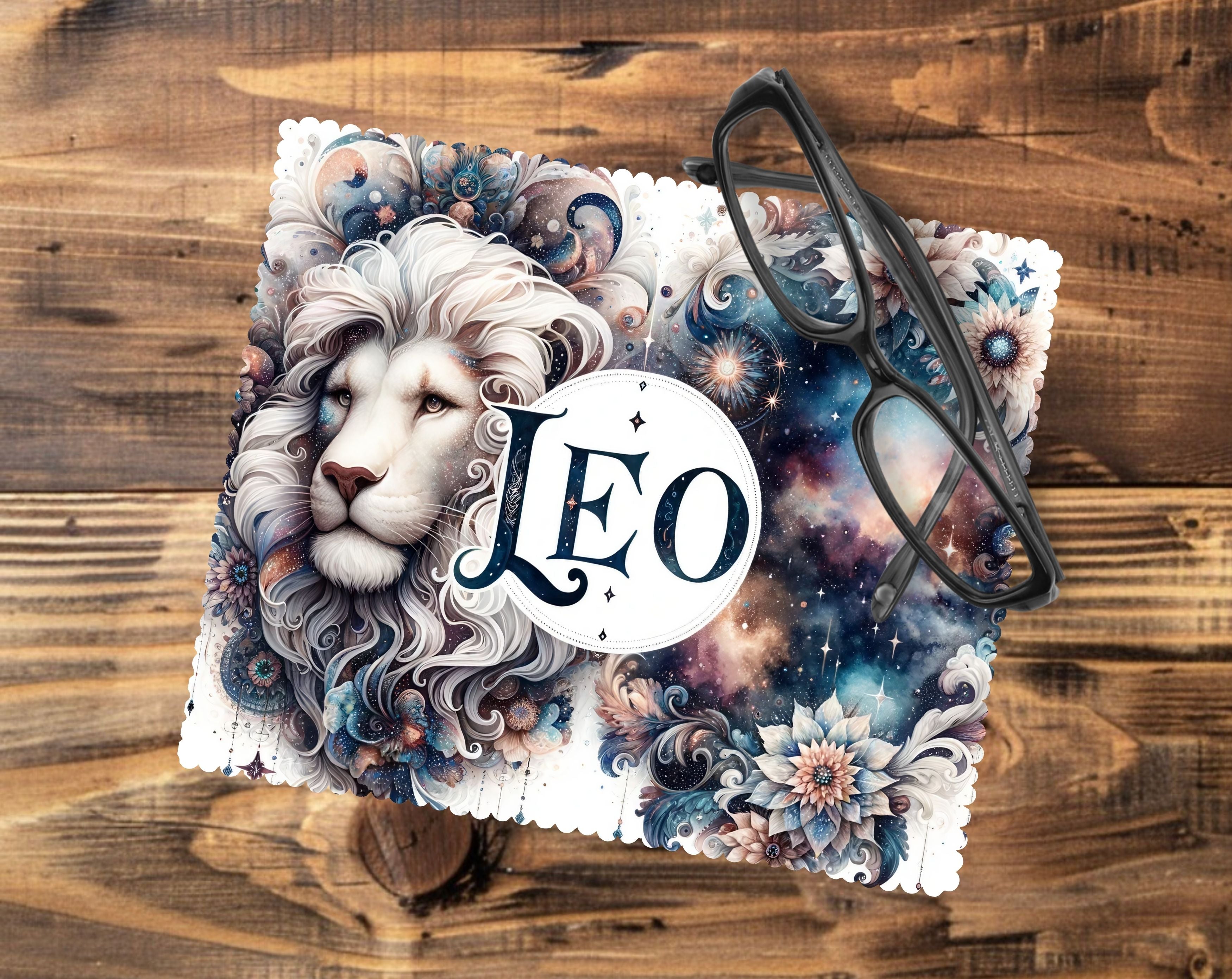 Leo Astrology Glasses  Tablet/Phone Cleaning Cloth