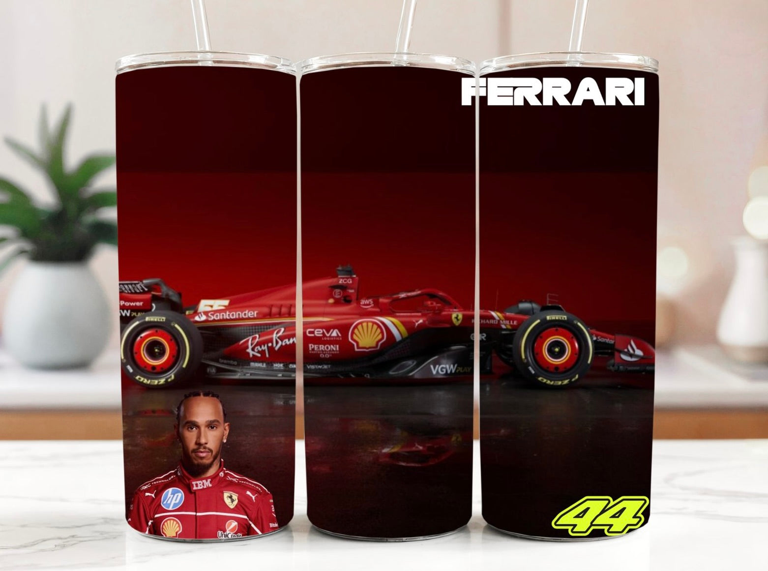 Lewis Hamilton 20oz Stainless Steel Tumbler