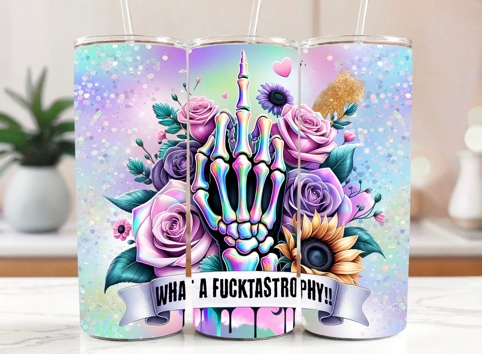 What A Fucktastrophy 20oz Stainless Steel Tumbler
