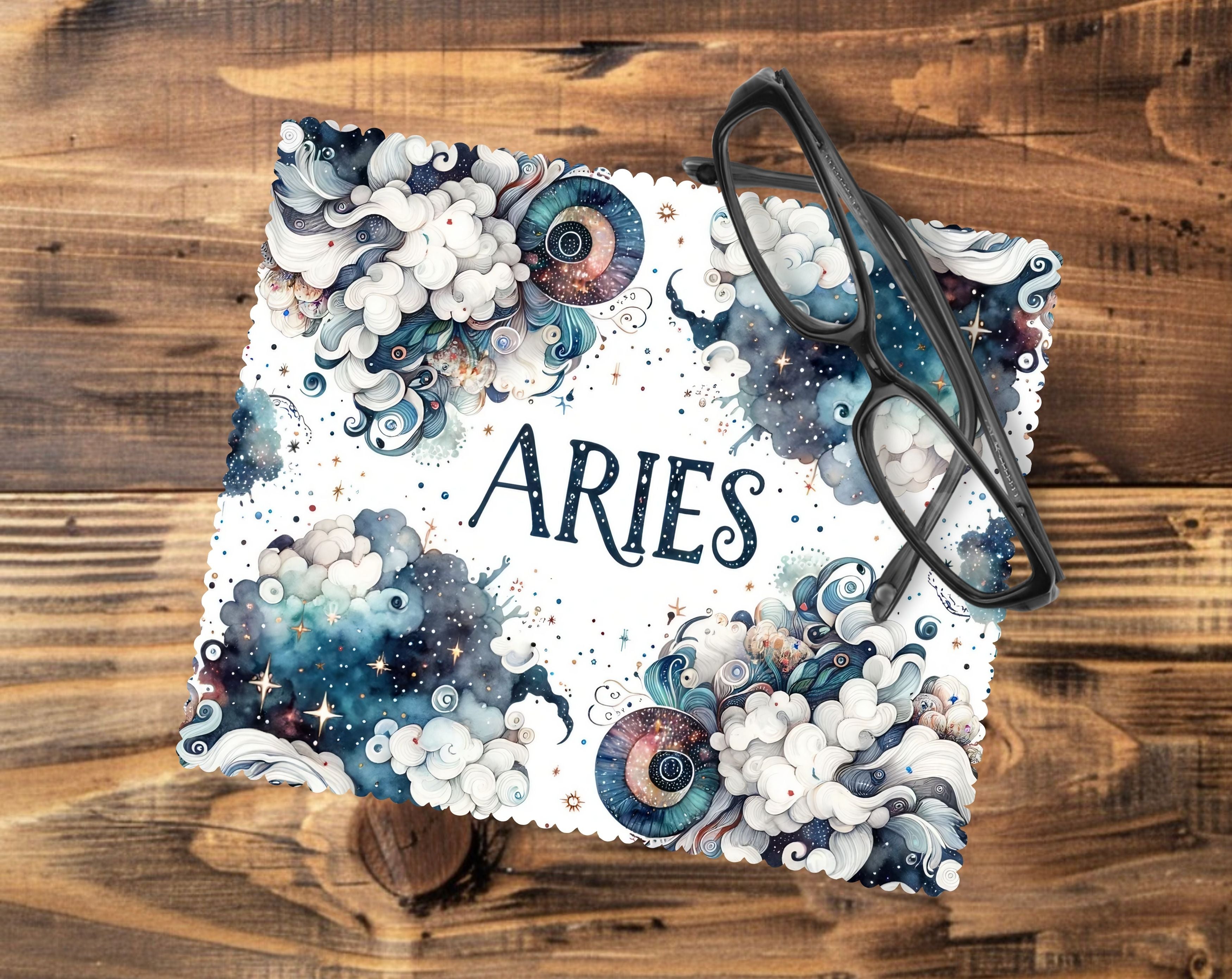 Aries Astrology Glasses  Tablet/Phone Cleaning Cloth