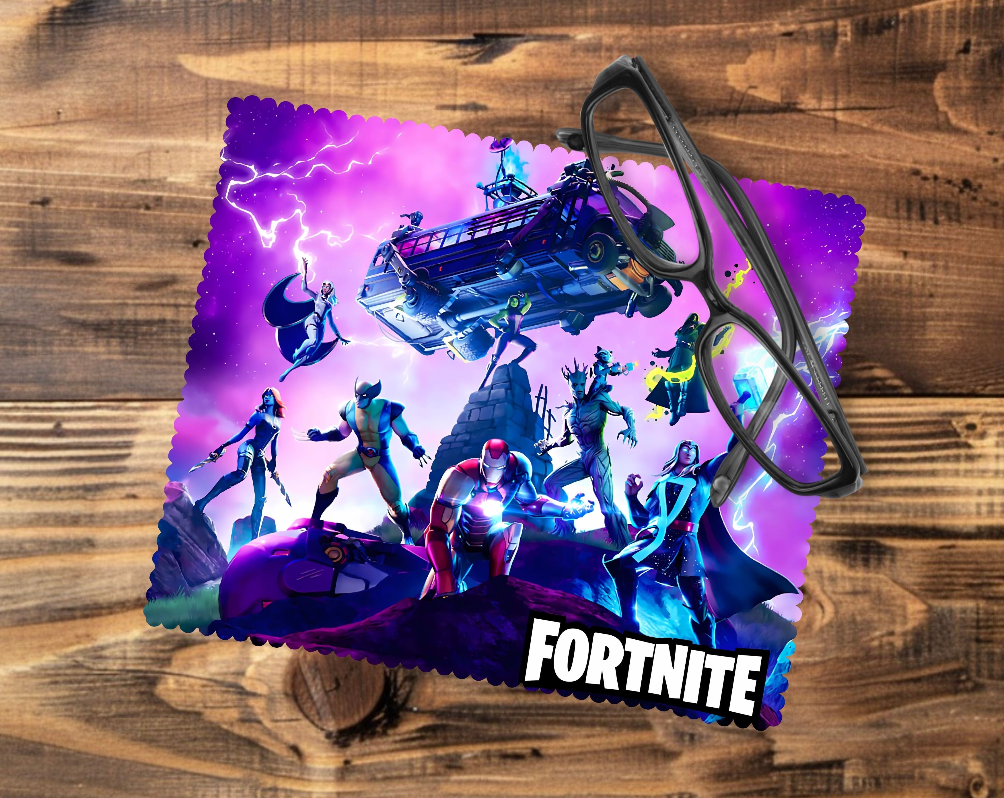 Fortnite Glasses Tablet/Phone Cleaning Cloth