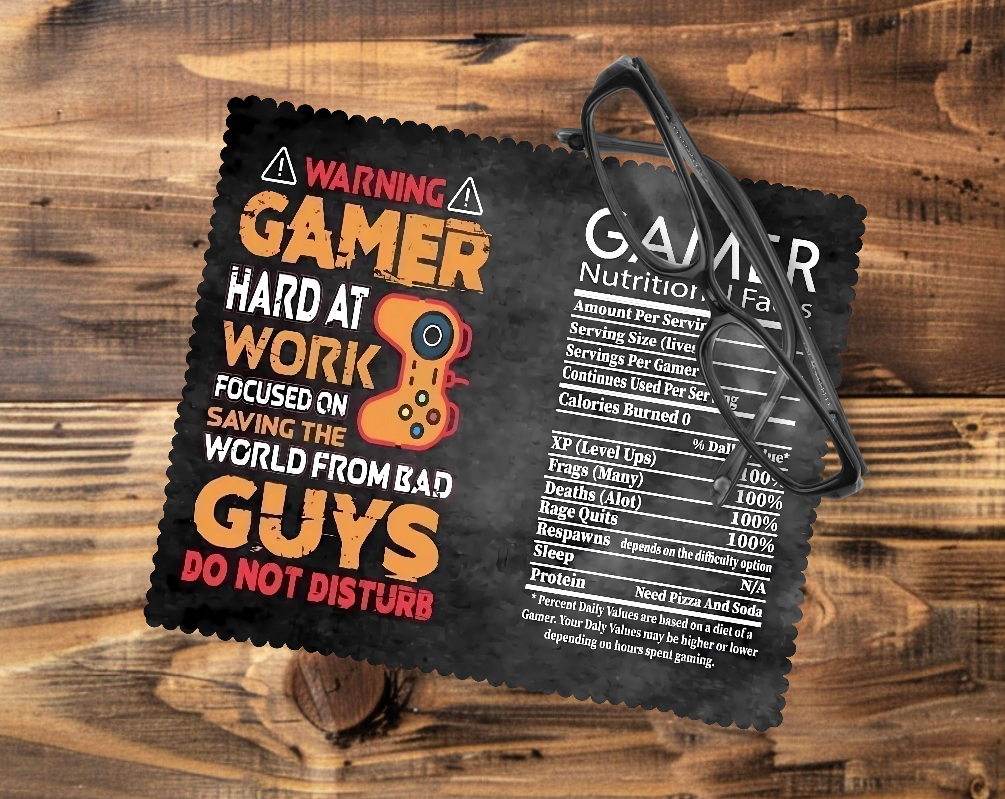 Gamer Glasses Tablet/Phone Cleaning Cloth