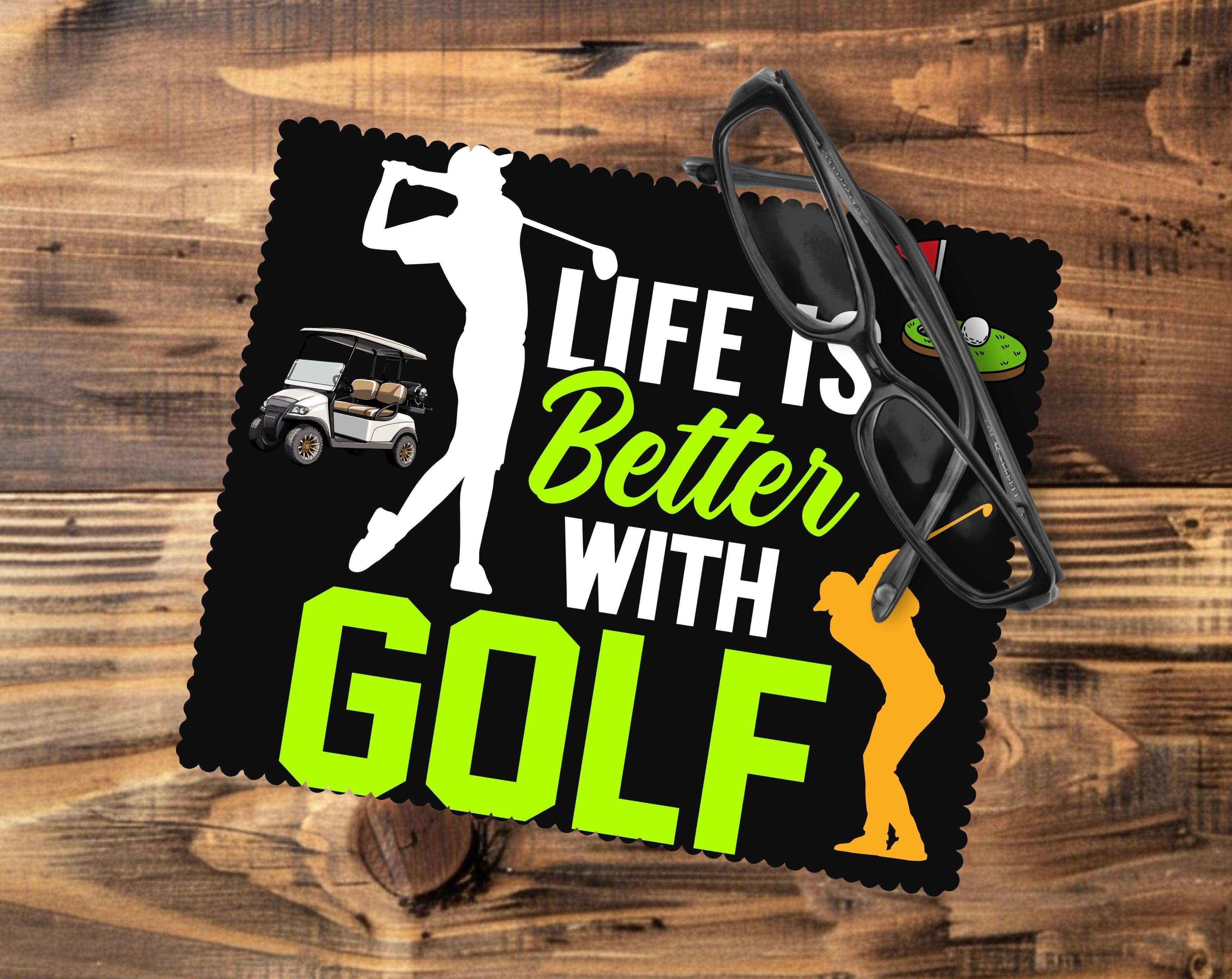 Golf Glasses Tablet/Phone Cleaning Cloth