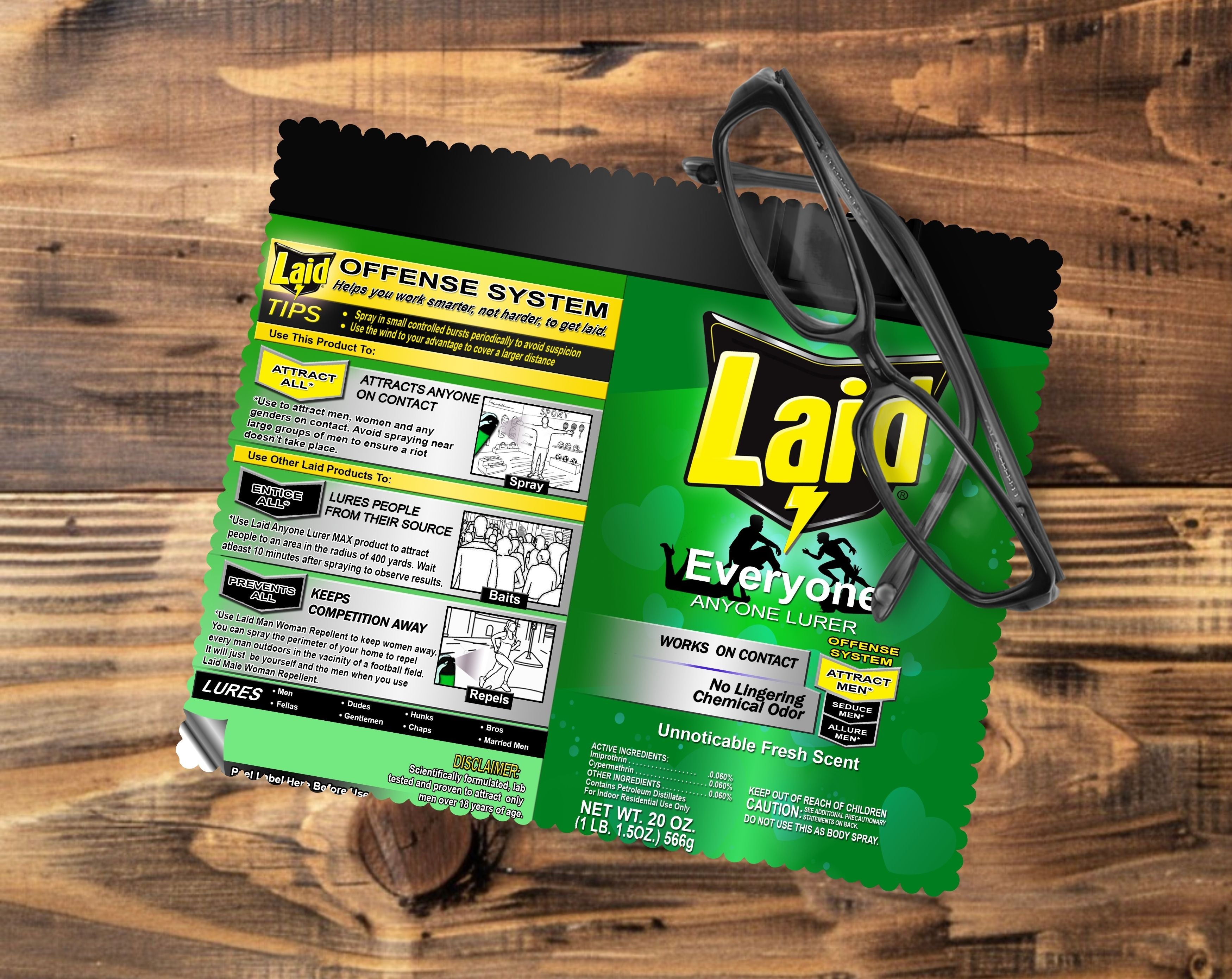 Laid Everyone Lurer Glasses Tablet/Phone Cleaning Cloth