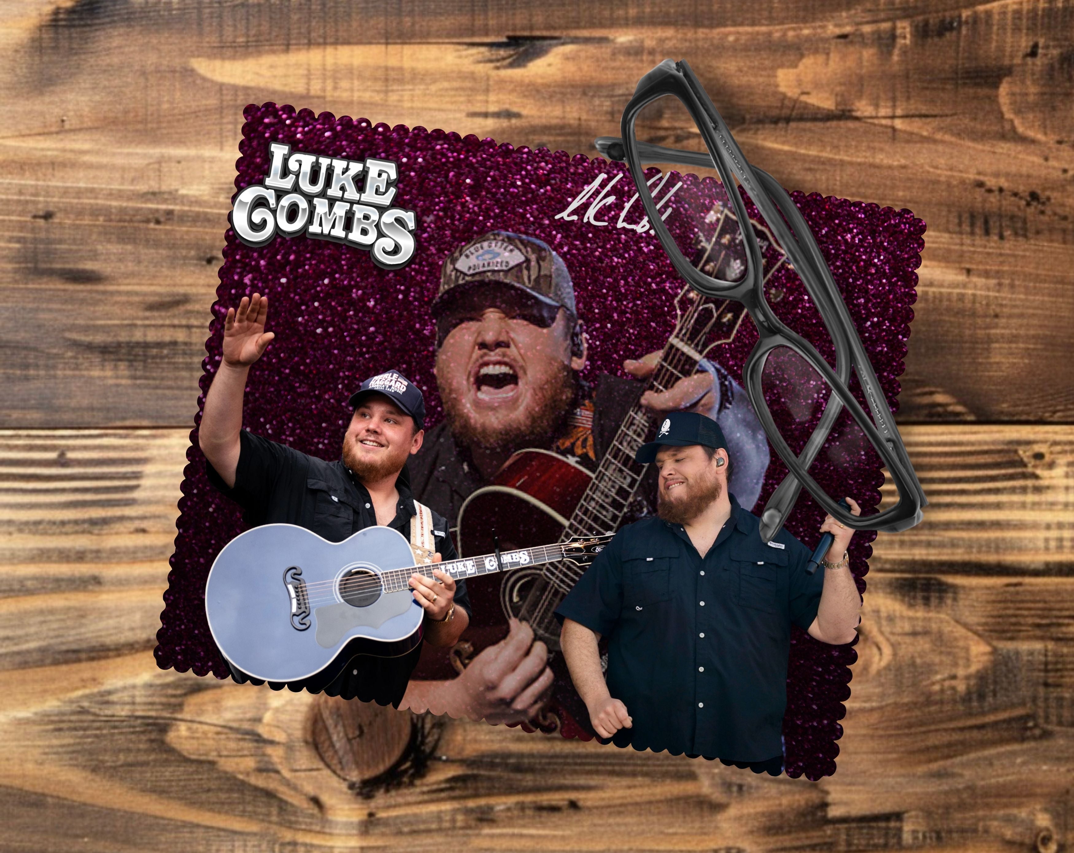 Luke Combs  Glasses Tablet/Phone Cleaning Cloth