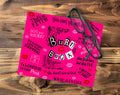 Burn Book Glasses Tablet/Phone Cleaning Cloth