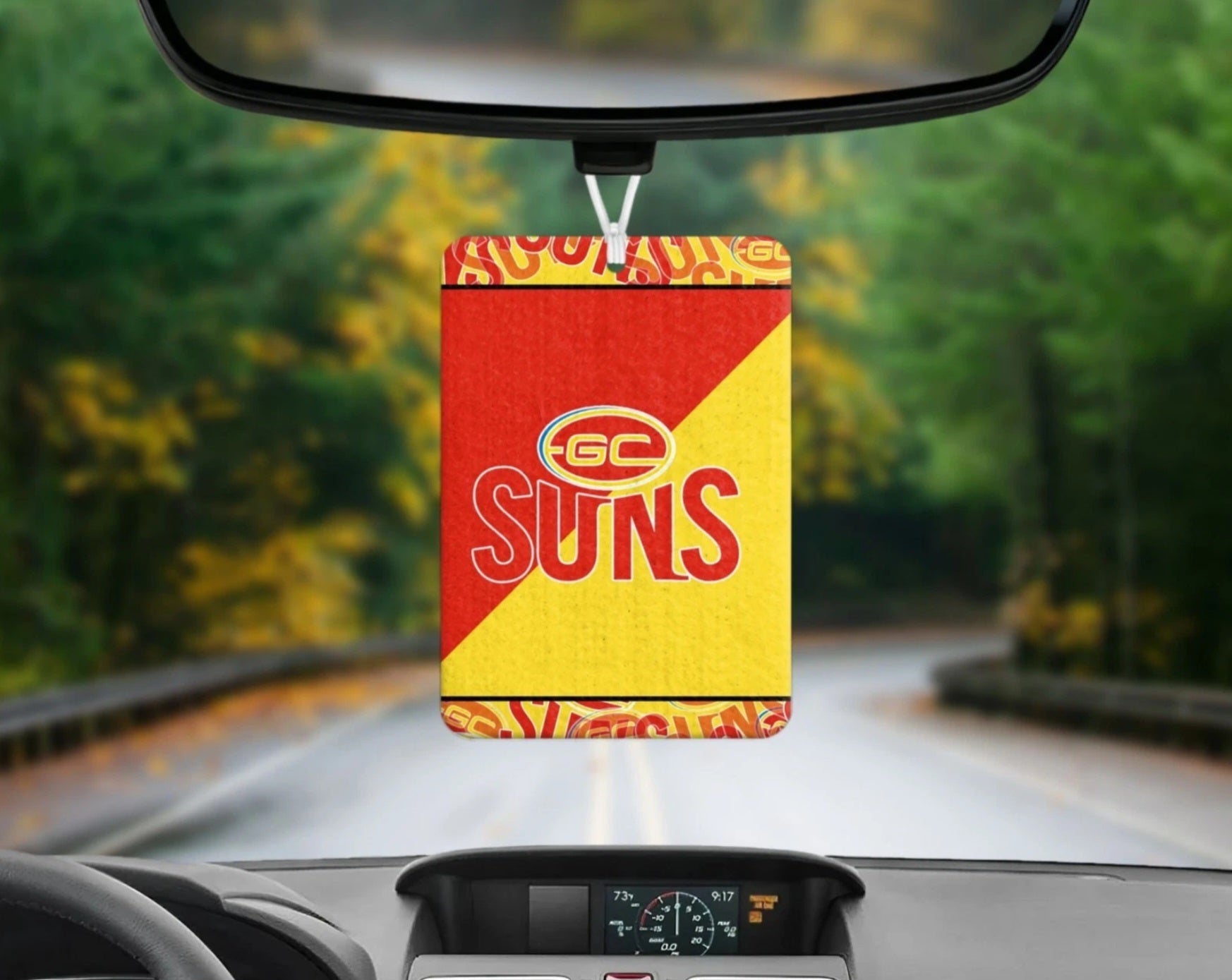 Gold Coast Suns Reusable Car Air Freshener