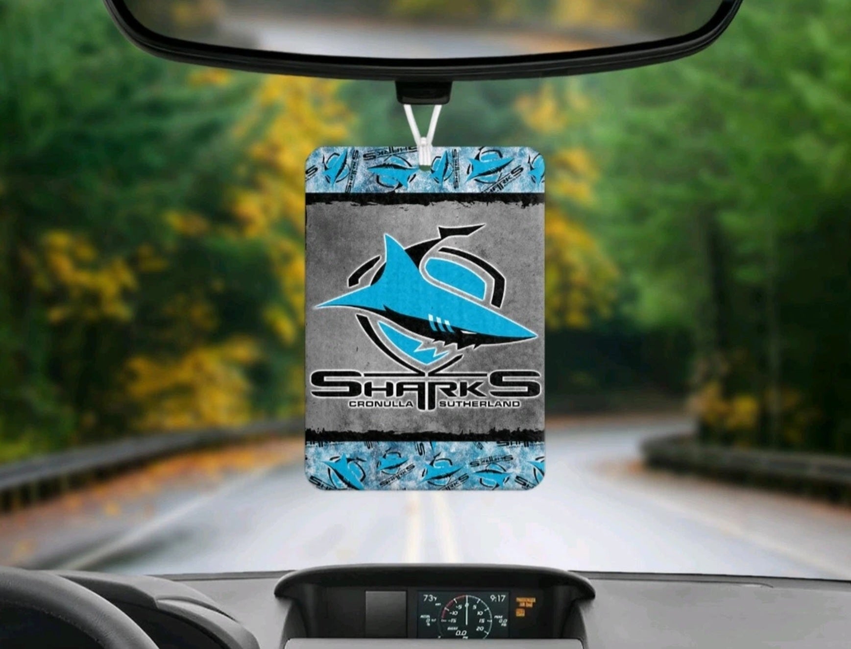 Cronulla Sharks Reusable Car Air Freshener
