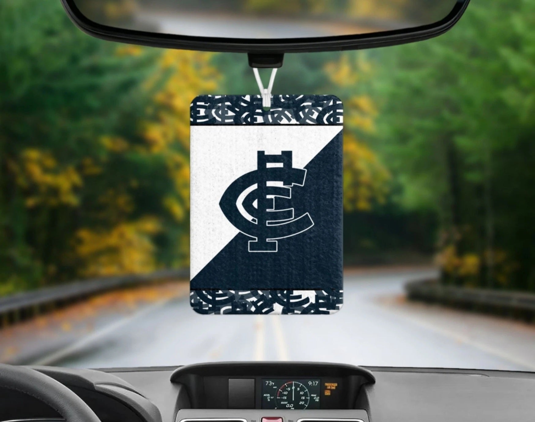 Carlton Football Club Reusable Car Air Freshener