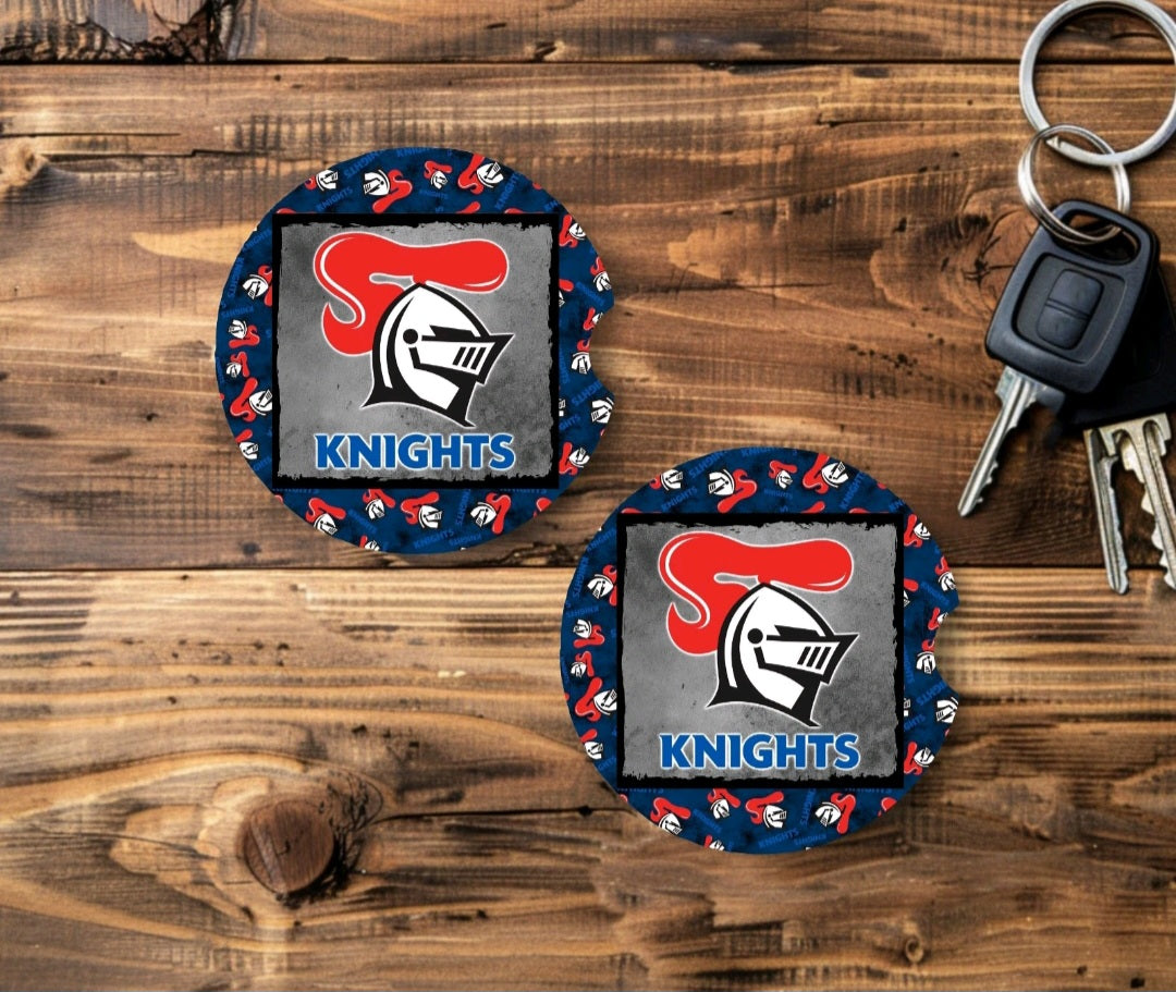 NRL Newcastle Knights Cup Coasters Set Of 2