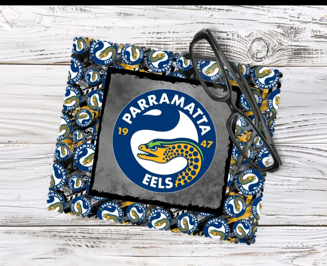 NRL Parramatta Eels Glasses Tablet/Phone Cleaning Cloth