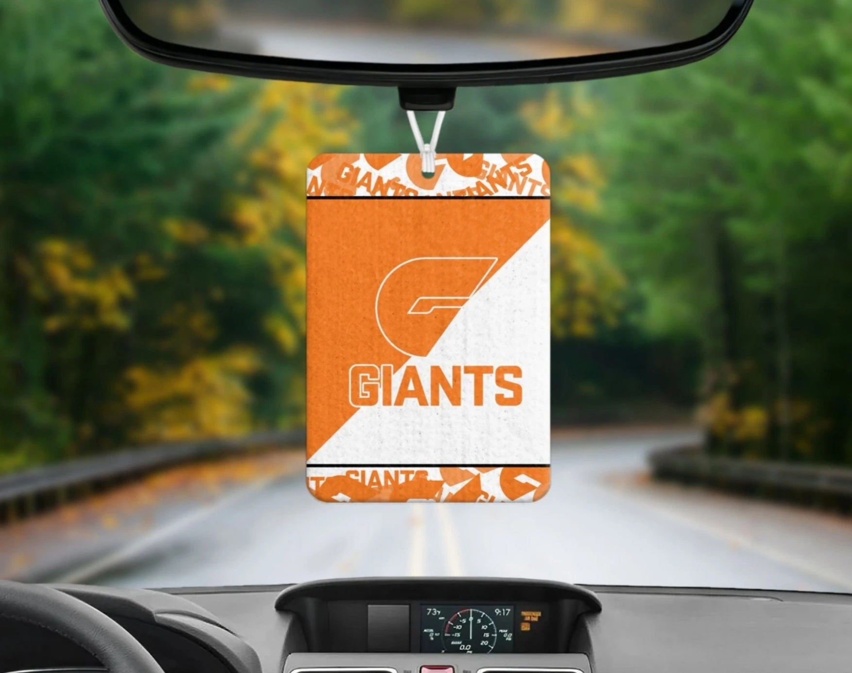 GWS Giants Reusable Car Air Freshener