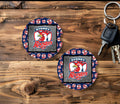 NRL Sydney Roosters Car Cup Coasters Set Of 2