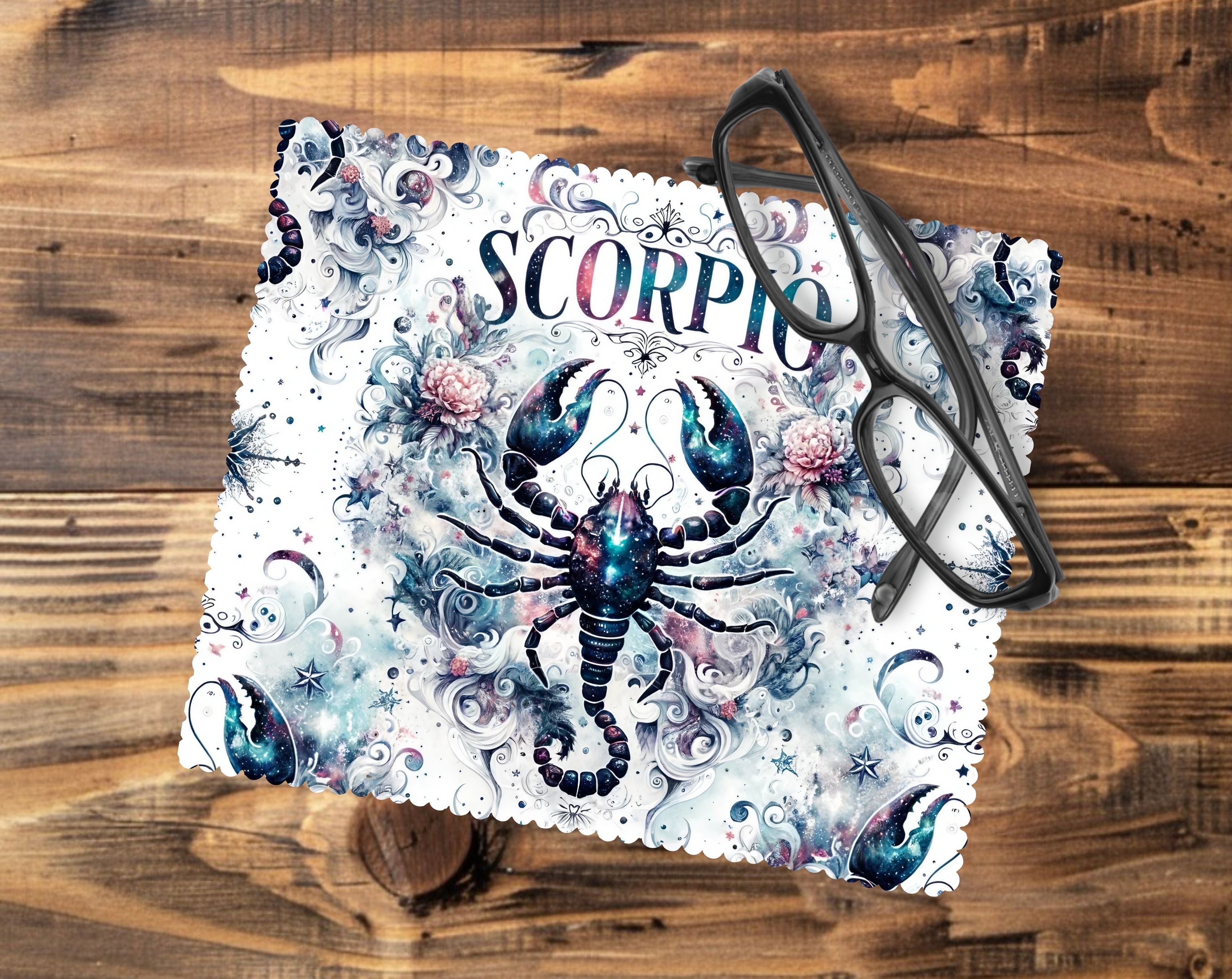 Scorpio Astrology Glasses  Tablet/Phone Cleaning Cloth