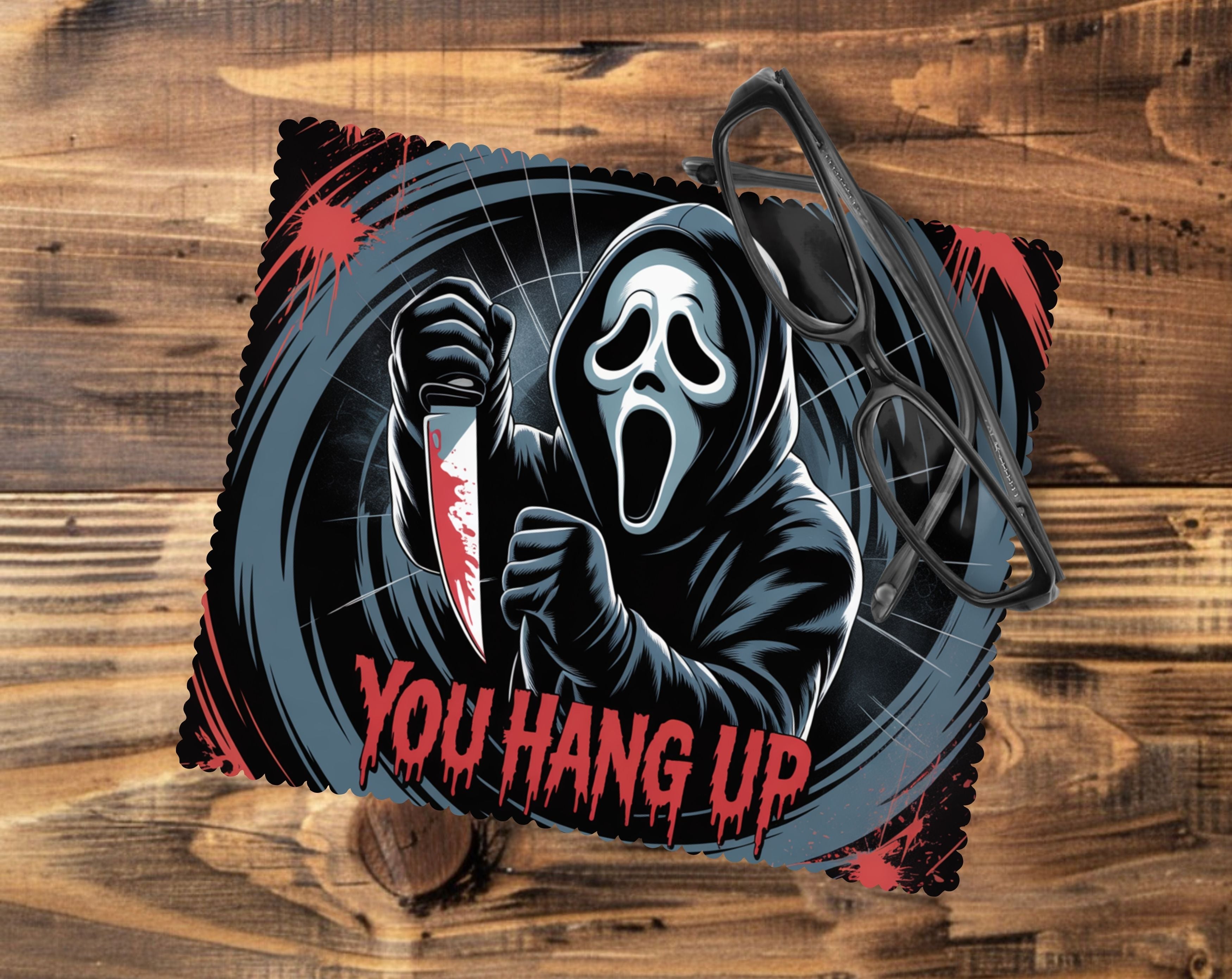 Ghost Face Glasses Tablet/Phone Cleaning Cloth